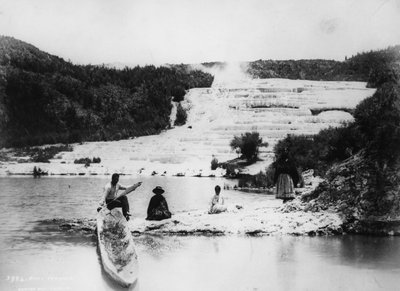 Pink Terraces, c.1880s by Burton Brothers Studio